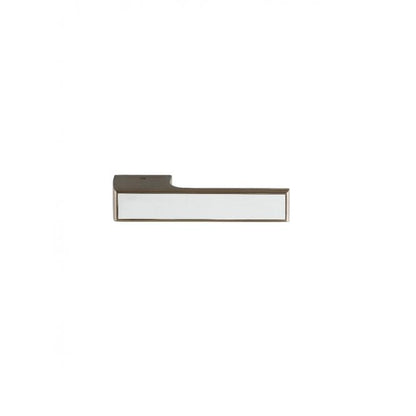 Atlantic Tupai Rapido VersaLine Tobar Designer Lever on Long Rose - Polished Stainless Steel Decorative Plate - Titanium