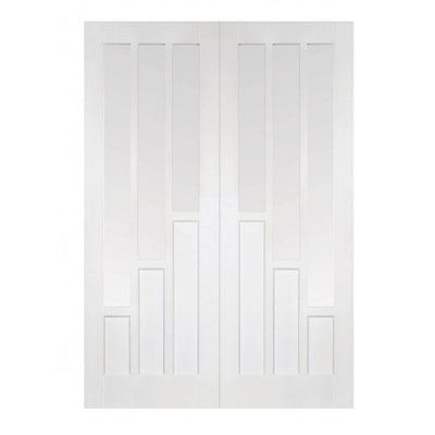 LPD White Coventry Internal Glazed Door Pair