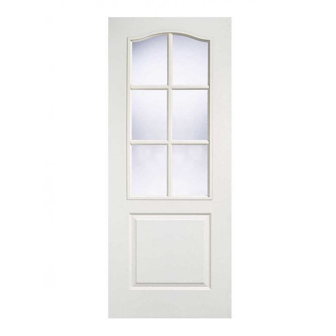 LPD White Moulded Classical 6L Internal Glazed Door