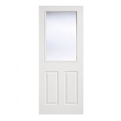 LPD White Moulded Internal Glazed Door 2-Panel 1L