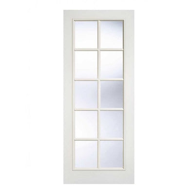 LPD White Moulded SA 10L Internal Glazed Door