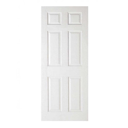 LPD White Moulded Textured 6-Panel Internal Door