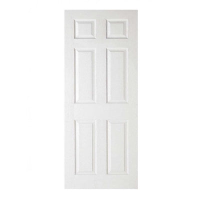 LPD White Moulded Textured 6-Panel Internal Door
