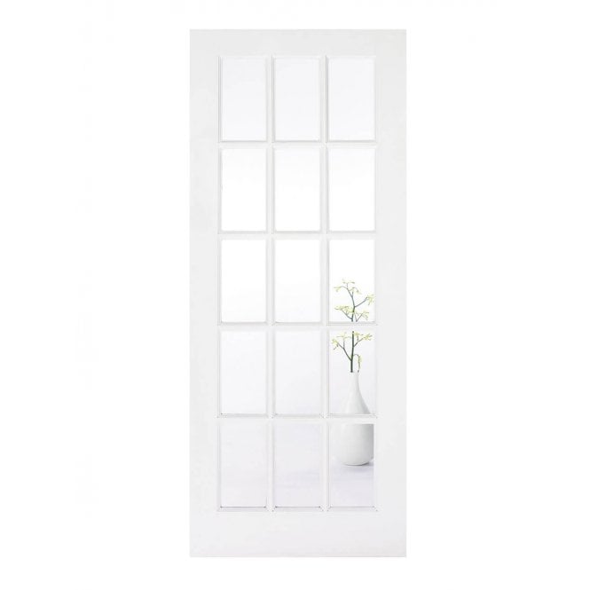 LPD White SA Internal Glazed Door 15L