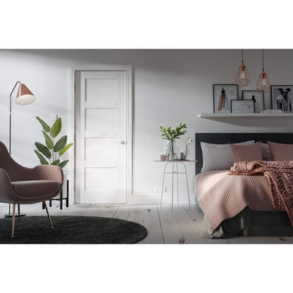 LPD White Shaker 4-Panel Internal Door