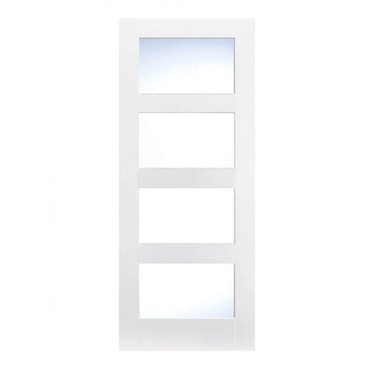 LPD White Shaker Internal Glazed Door 4L