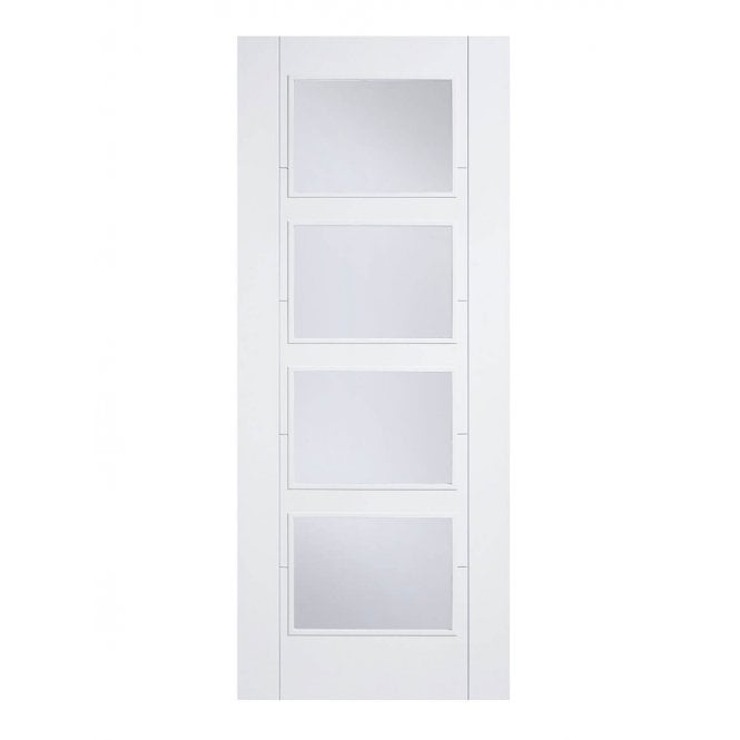 LPD White Vancouver Internal Glazed Door 4L Clear