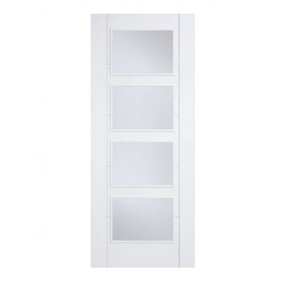 LPD White Vancouver Internal Glazed Door 4L Clear