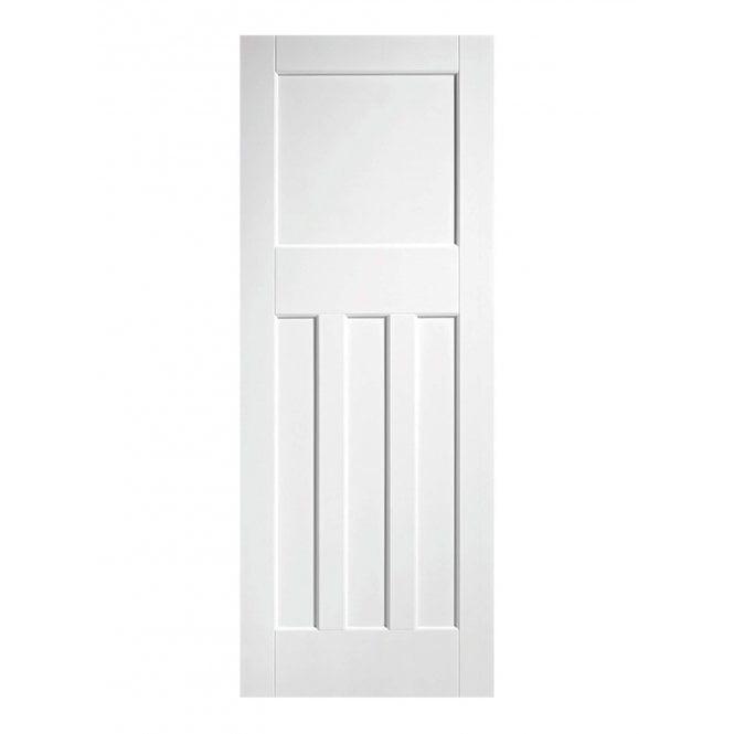 LPD 1930's style 4 Panel White Primed Internal Door
