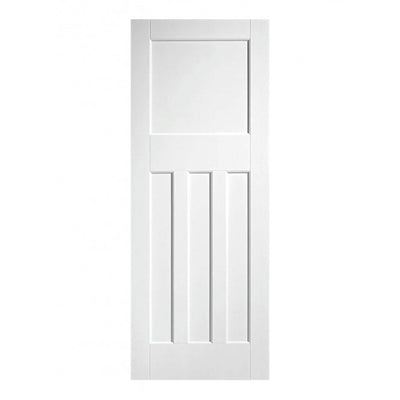 LPD 1930's style 4 Panel White Primed Internal Door