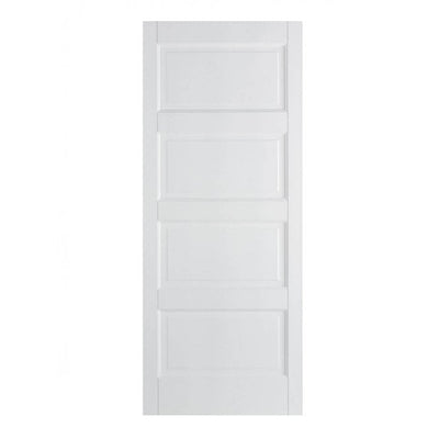 LPD White Contemporary FD30 Fire Door