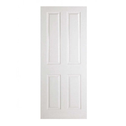 LPD White Moulded Textured 4-Panel FD30 Fire Door