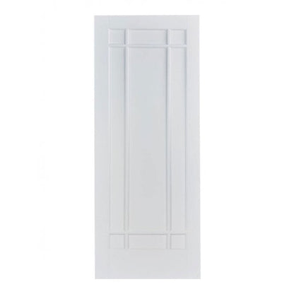 LPD Manhattan 9 Panel White Prime Plus FD30 Fire Door