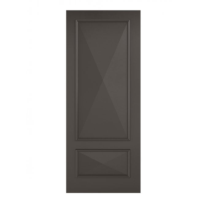 LPD Black Knightsbridge 2-Panel FD30 Fire Door
