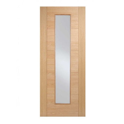 LPD Oak Vancouver Long Light Glazed Fire Door
