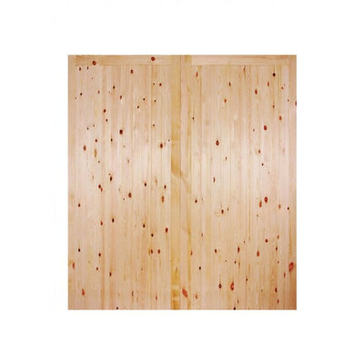 LPD Redwood FL&B Garage Door Pair