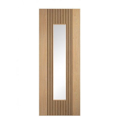 LPD Oak Sydney Long Light Pre-Finished Internal Glazed Door