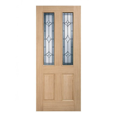 LPD Salisbury Oak Glazed External Door