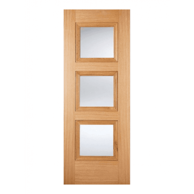 LPD Oak Amsterdam 3 Light Internal Glazed Door