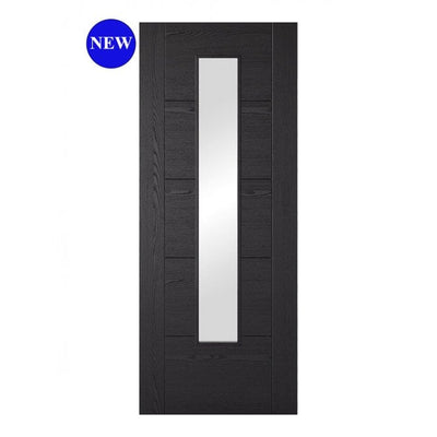 LPD Black Laminated Vancouver 1L Internal Glazed Door