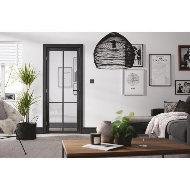 LPD Black Liberty 4L Internal Glazed Door