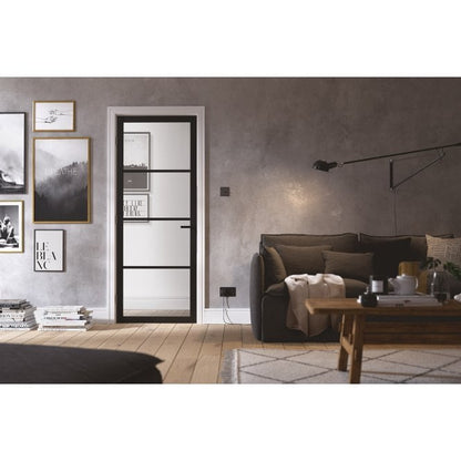 LPD Black Soho 4L Internal Glazed Door