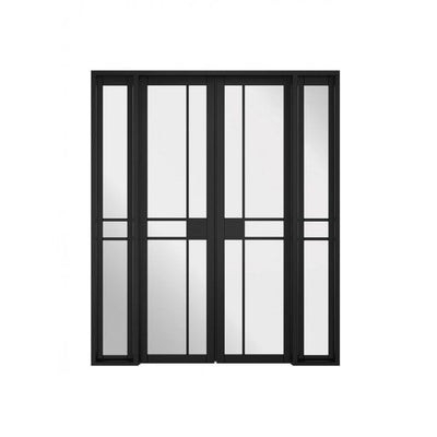 LPD Room Divider Black Greenwich W6 Internal Glazed Doorset