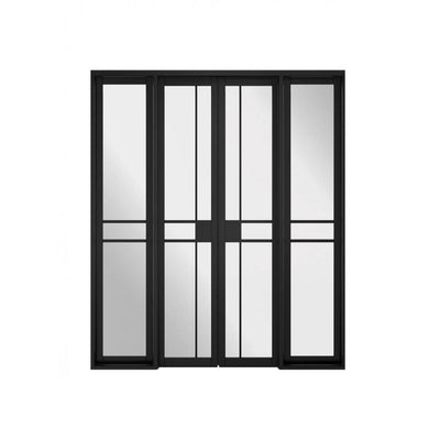 LPD Room Divider Black Greenwich W8 Internal Glazed Doorset