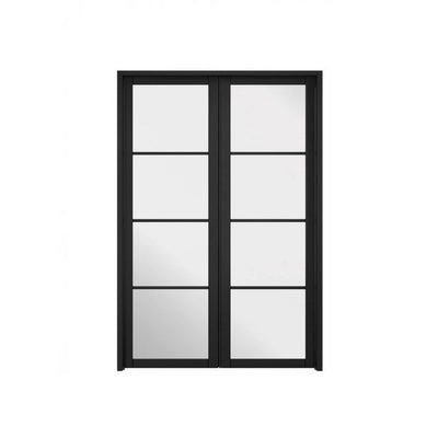LPD Room Divider Black Soho W4 Internal Glazed Doorset