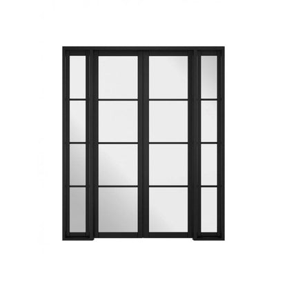 LPD Room Divider Black Soho W6 Internal Glazed Doorset