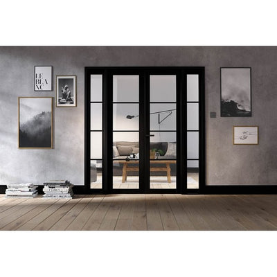 LPD Room Divider Black Soho W6 Internal Glazed Doorset