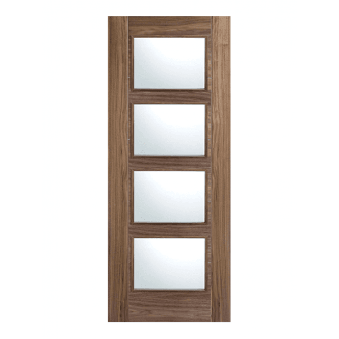 LPD Walnut Vancouver 4 Light Internal Glazed Door