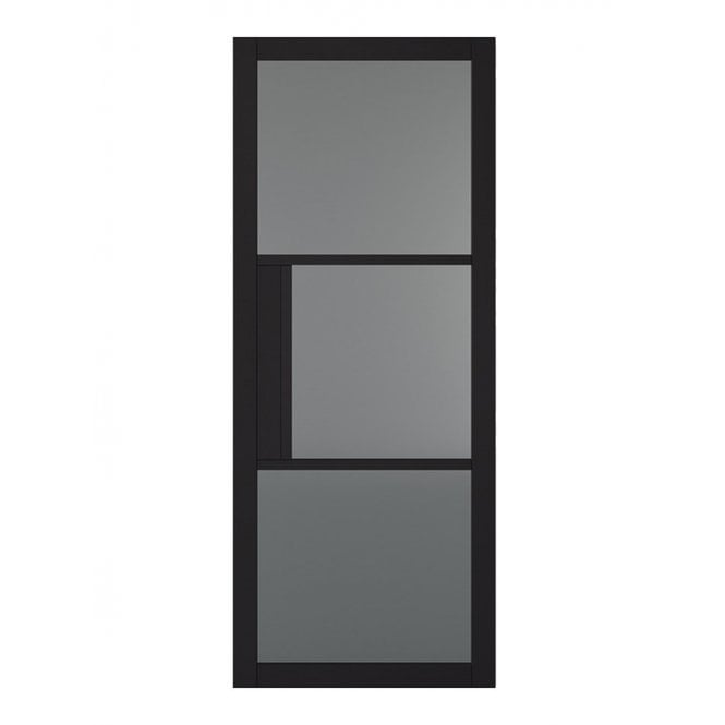 LPD Black Tribeca 3L Tinted Glass Internal Glazed Door