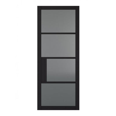 LPD Black Chelsea 4L Tinted Glass Internal Glazed Door