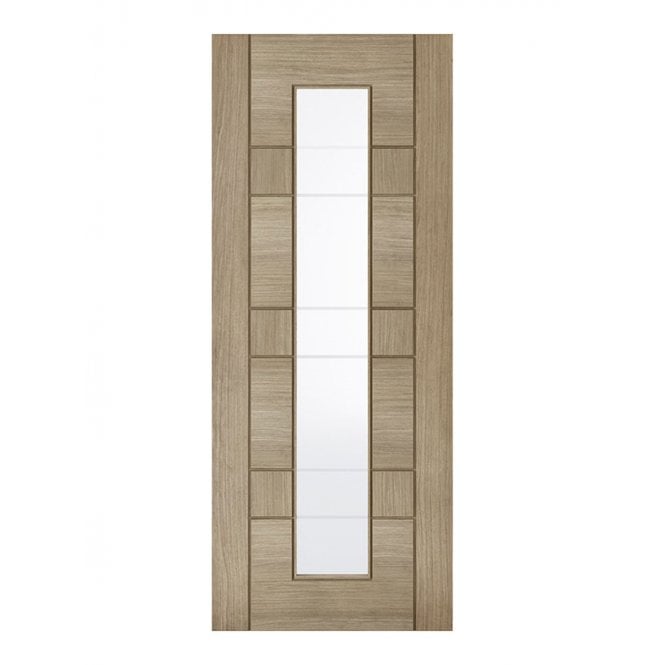 LPD Light Grey Edmonton Pre Finished Internal Glazed Door