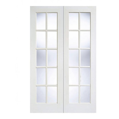 LPD Pairs GTPSA Clear Bevelled Glass Internal Glazed Door