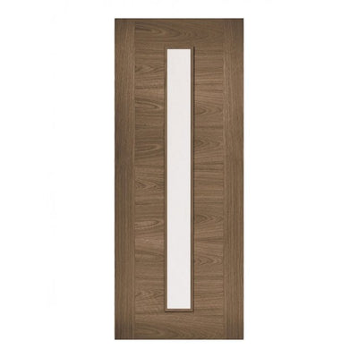 LPD Walnut Sofia 1L Internal Glazed Door