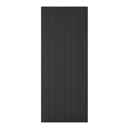 LPD Laminate Black Montreal Solid Internal Door
