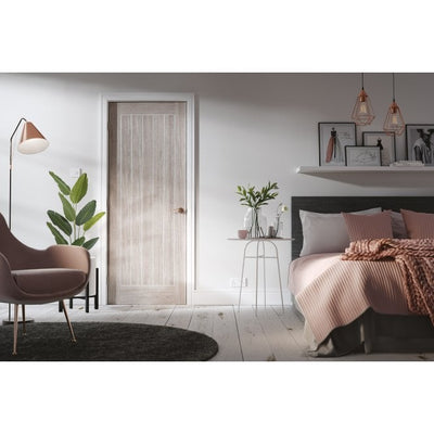 LPD Laminate Light Grey Mexicano Solid Internal Door