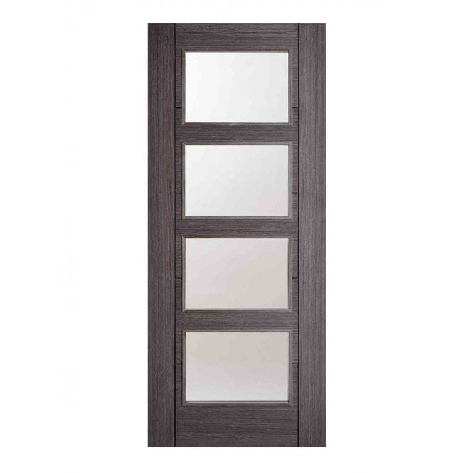 LPD Ash Grey Vancouver Internal Glazed Door 4L
