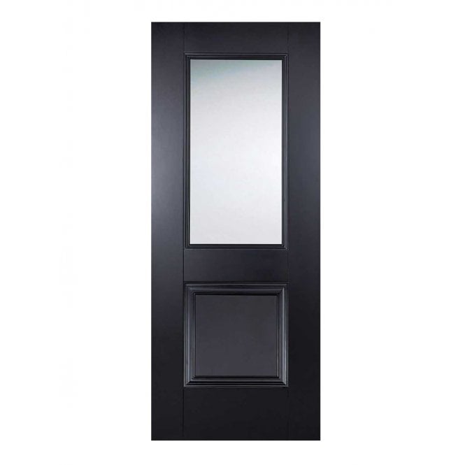 LPD Black Arnhem 1-Light Internal Glazed Door