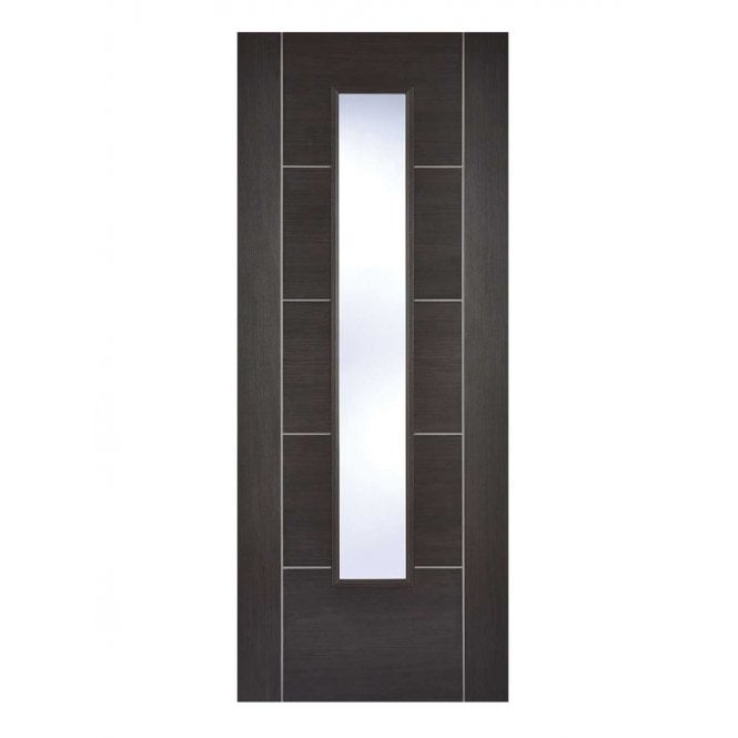 LPD Dark Grey Laminated Vancouver Internal Glazed Door