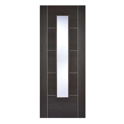 LPD Dark Grey Laminated Vancouver Internal Glazed Door