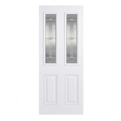 LPD GRP Malton White External Glazed Door 2L