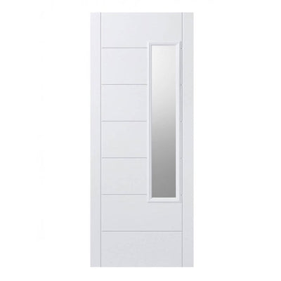 LPD GRP Newbury White External Glazed Door 1L