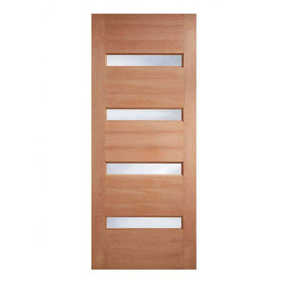 LPD Hardwood Balham Frosted Glazed External Door