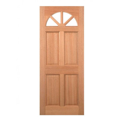 LPD Hardwood Carolina 4-Panel M&T External Door