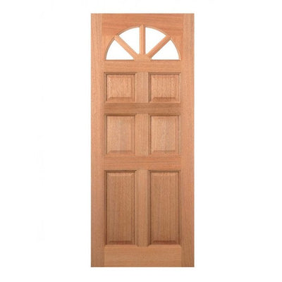 LPD Hardwood Carolina 6-Panel Dowelled Unglazed External Door