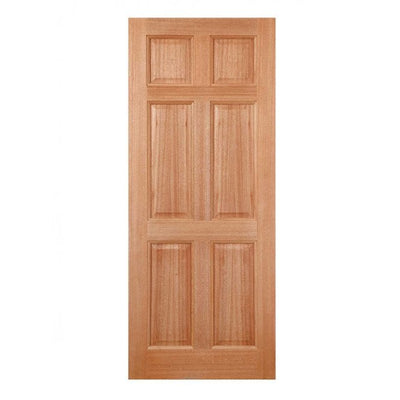 LPD Hardwood Colonial 6-Panel Dowelled External Door