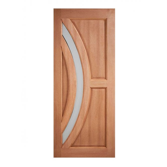 LPD Hardwood Harrow Frosted Glazed External Door